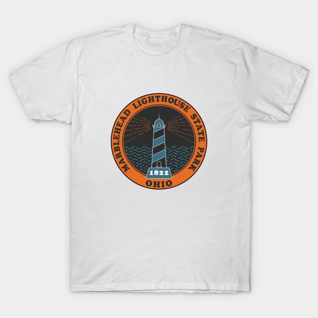 MARBLEHEAD LIGHTHOUSE STATE PARK LAKE ERIE OHIO T-Shirt by DD2019